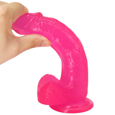 Venda Quente Grande Tamanho de Plástico Joguinho de Sexo Pênis para Mulher