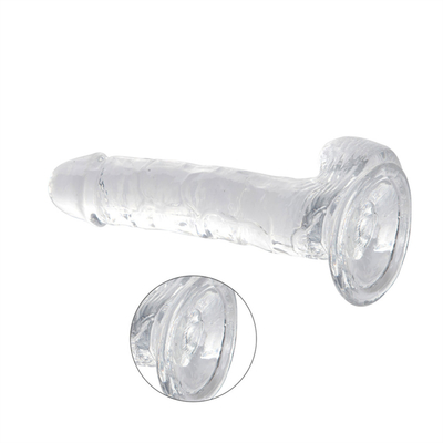 Venda Quente Grande Tamanho Plástico Barato e Colorido Dildo TPE Realista Penis Artificial Grande Para Mulheres Penis de Brinquedo Sexual Para Mulheres