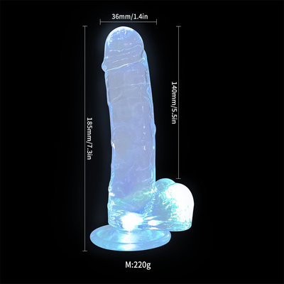 Venda Quente Grande Tamanho Plástico Barato e Colorido Dildo TPE Realista Penis Artificial Grande Para Mulheres Penis de Brinquedo Sexual Para Mulheres