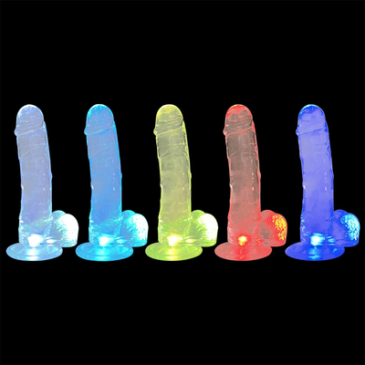Venda Quente Grande Tamanho Plástico Barato e Colorido Dildo TPE Realista Penis Artificial Grande Para Mulheres Penis de Brinquedo Sexual Para Mulheres