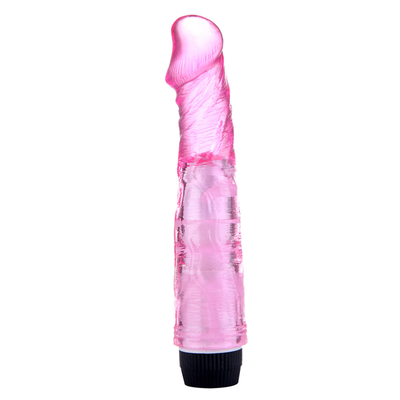 Vibrator de pênis TPE sem passo Pênis artificial para mulher