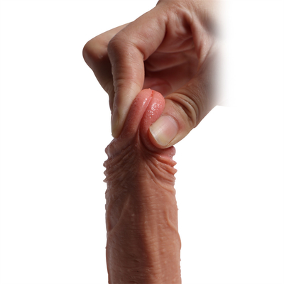 Pênis artificial grande de silicone líquido para mulher do sexo