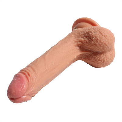Pênis artificial grande de silicone líquido para mulher do sexo