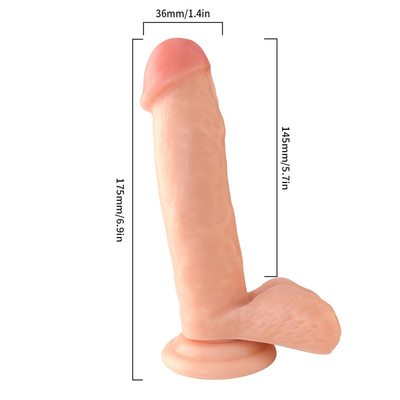 2023 American Hot-Vendendo PVC enorme realista Dildos Com Potente Sucador Glans reais e erguido testículo Vaginal G-ponto Um