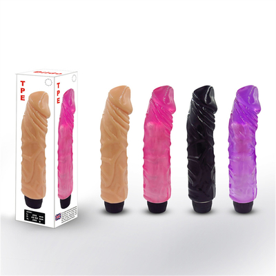 22 cm (8,66 polegadas) Dildos Vibrator Sentimento Natural Varejo Preço Barato Vibração Sexo Dildos Venda Quente Vibração Realista