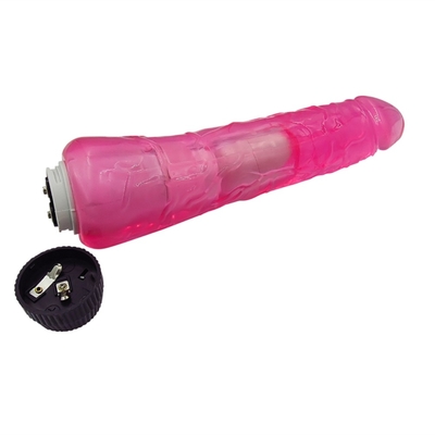 Estimulador do clítoris do ponto G Vibrator de geleia de silicone Dildo para mulheres