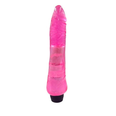 Estimulador do clítoris do ponto G Vibrator de geleia de silicone Dildo para mulheres