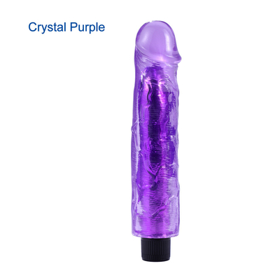 Melhor Venda Joguete Sexual Feminino Realista Vibrator Dildo Estimulação do Pênis Vibrator Dildo para Galinha 22,5cm