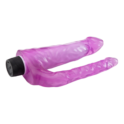 Novos brinquedos sexuais femininos vibrando Dildos duplos Vibrator TPE em promoção