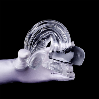 Dildos realistas Dildos claros com vaso de sucção Brinquedos sexuais de mãos livres Jelly Dildos material seguro para o corpo e brinquedos sexuais para adultos para W