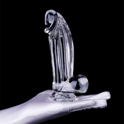 Dildos realistas Dildos claros com vaso de sucção Brinquedos sexuais de mãos livres Jelly Dildos material seguro para o corpo e brinquedos sexuais para adultos para W