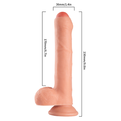 Fábrica por atacado Brinquedos sexuais de borracha de silicone líquido de alta qualidade para mulheres Vibrator Pussy Dildo Pênis de borracha artificial