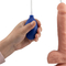 USB Recarregável Masturbador Feminino Brinquedo de Sexo Simulação de Spray de Água Tyrants Muscular Real Dildos Vibrator Dildos
