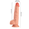 Artificial realista pênis de silicone grande plástico macio para mulheres Adultos brinquedos sexuais