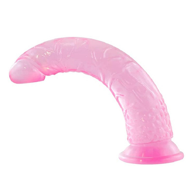 G Spot Realista Dildo de geleia com cálice de sucção forte Flexível Penis Harness Compativel Anal Adultos brinquedos sexuais para mulheres