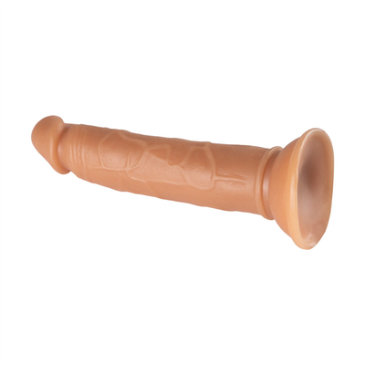 Amostra Gratuita de Produto Faixa em Artificial Realista Pênis de Silicona Grande Dildo Plástico Macio Para Mulheres Brinquedos Sexuais Adultos