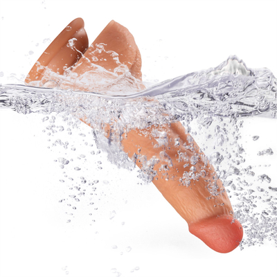 Produto Quente Faixa Em Artificial Realista Silicone Pênis Grande Dildo Plástico Macio Para Mulheres Adultos Brinquedos Sexuais