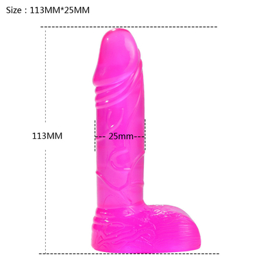 Mini Dimensão Realista 11cm Dildos Anais com Vaso de Sucção Vagina Dildos de Silicone Amostra Grátis Produto Sexo Dildos Machos