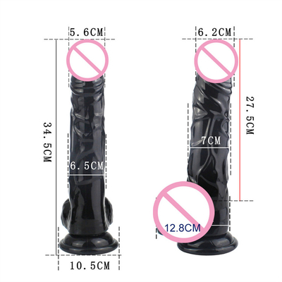Brinquedo de sexo adulto enorme realista Dildos Pênis com grandes glans Dildos de cão forte vaso de sucção