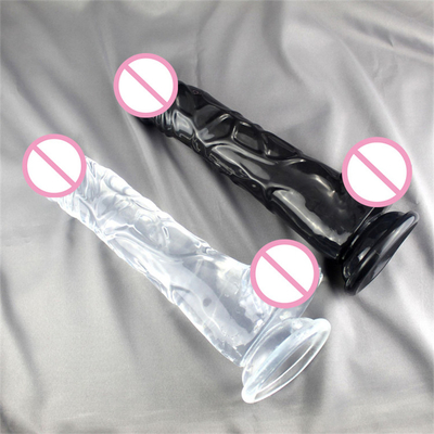 Brinquedo de sexo adulto enorme realista Dildos Pênis com grandes glans Dildos de cão forte vaso de sucção