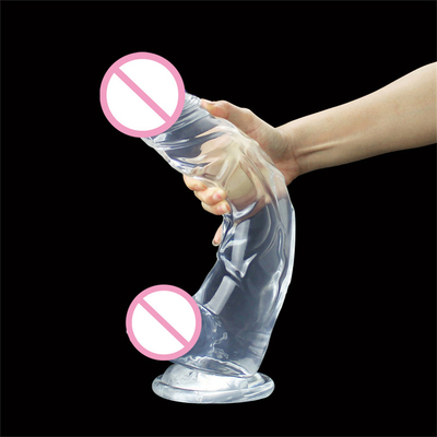 Brinquedo de sexo adulto enorme realista Dildos Pênis com grandes glans Dildos de cão forte vaso de sucção