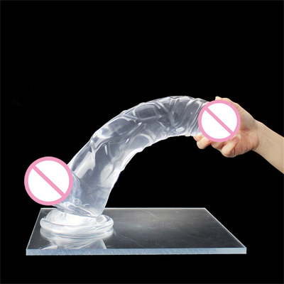 Brinquedo de sexo adulto enorme realista Dildos Pênis com grandes glans Dildos de cão forte vaso de sucção