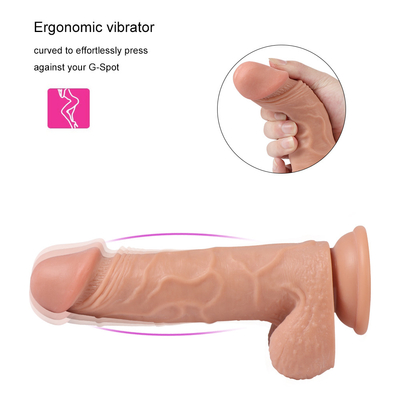 Melhor Vendedor Dildo Negro Grande Empurrando o Pênis Grande Dildo Vibrator Para Mulheres Brinquedo Sexual