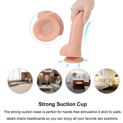 Pênis de silicone suave Dildo Massagem vaginal Sexo Forte Sucção Taça Faixa Em Dildo Vibrator Brinquedos Sexuais Para Mulheres