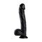 12 polegadas Grande Negro Dildo Gigante Realista Para Mulheres Sexo, PVC Dildo Com Forte Sucção