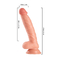 Venda Quente Portagem PVC Real Toque Sentimento Realista Dildos, Pênis Para Mulher Masturbação Brinquedos Sexuais