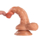 Brinquedo de sexo para adultos de camada dupla de 8,07 polegadas. Pênis de carne.