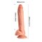 OEM Gráfico Médico PVC TPE Silicone 12 polegadas Grande Dildos XXL Sex Toy para Mulheres