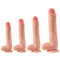 Dildos Realisticos Gigantes para Mulheres Dildos de PVC Pênis Artificial com Copo de Sucção