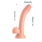 PVC Dragon Dildo Shop Adultos Sex Toy Novidade Cone Realista 7 polegadas Grande Real Dildo para Mulheres