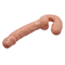 Dildo de cabeça dupla gelatina realista grande pênis flexível para mulheres masturbador brinquedos sexuais lésbica