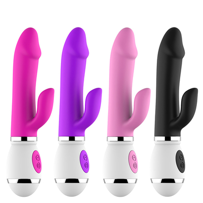 Grátis USB Recharge 12 Velocidade Massagem Dildo Para Mulheres Orgasmo Masturbação Duplo Vibrator