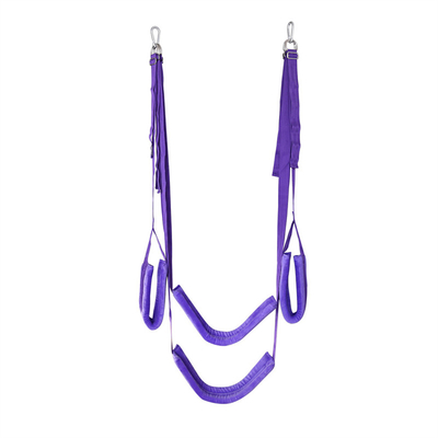 Balanço de sexo metálico com stents de tripé para casais - Fetiche Bondage Prazer Móveis para adultos