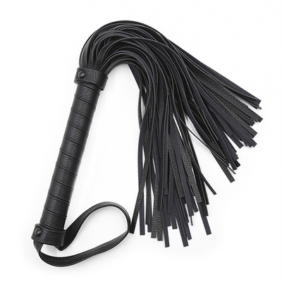 SM Couro Negro Sexo chicote Paddle Mão Controle Bondage Sex Role Play Para o casal