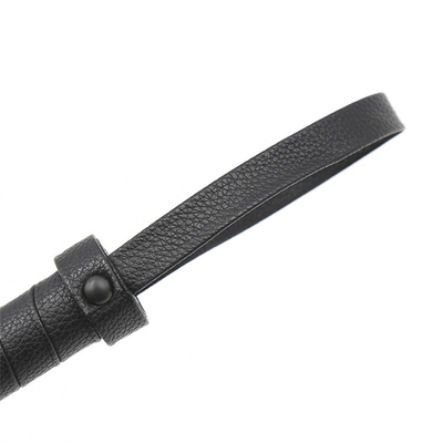SM Couro Negro Sexo chicote Paddle Mão Controle Bondage Sex Role Play Para o casal