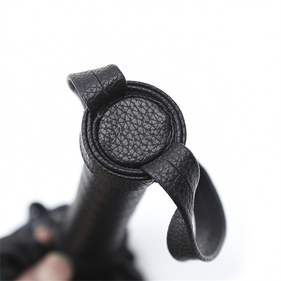SM Couro Negro Sexo chicote Paddle Mão Controle Bondage Sex Role Play Para o casal
