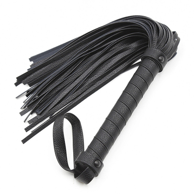 SM Couro Negro Sexo chicote Paddle Mão Controle Bondage Sex Role Play Para o casal