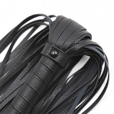 SM Couro Negro Sexo chicote Paddle Mão Controle Bondage Sex Role Play Para o casal