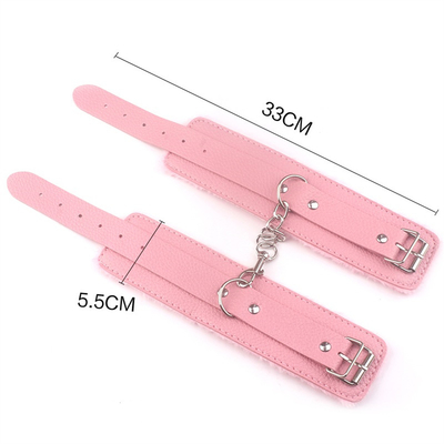 Algemas de pelúcia algemas de couro algemas sexuais Adultos brinquedos eróticos bdsm dispositivos de retenção algemas SM escravidão algemas
