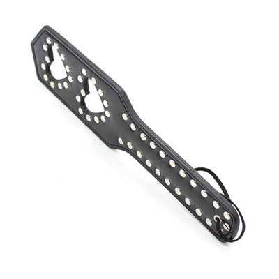 Sm Couple Toy Bondage Heart Hollow Leather Rivets Bater a Rainha Esmurrar Esmurrar Pairar