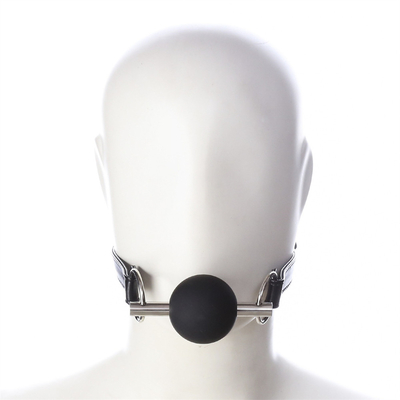 Adultos SM Bondage Gear Boca Bole Gag Com PU Leather Strap Fetiche Jogos de retenção de casal