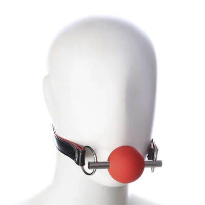 Adultos SM Bondage Gear Boca Bole Gag Com PU Leather Strap Fetiche Jogos de retenção de casal