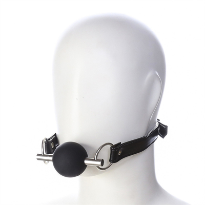 Adultos SM Bondage Gear Boca Bole Gag Com PU Leather Strap Fetiche Jogos de retenção de casal