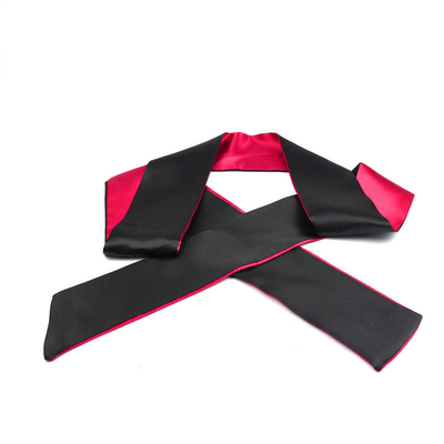 BDSM Bondage Restraint Sex Game Super Ribbon Satin Eye Mask Adultas Mulheres Cegadas Ribbon Reversível Bondage
