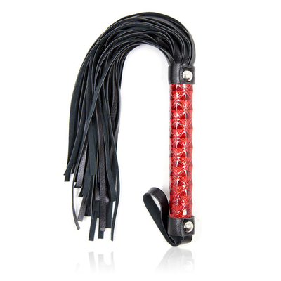 Flogger Bondage Rivet Leather Horse Whip Erotic Fetish Restrições Batendo Rainha Whip