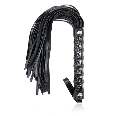 Flogger Bondage Rivet Leather Horse Whip Erotic Fetish Restrições Batendo Rainha Whip